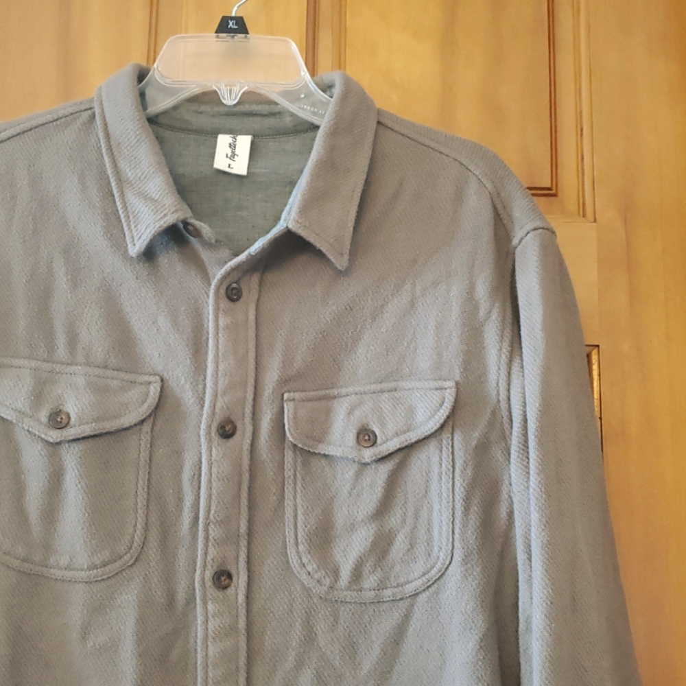 Fayettechill Womens Orca Flannel Heavy Weight Button Up Shirt Size Large - Picture 5 of 9